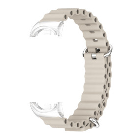 Силиконовый ремешок Mijobs на Mi Band 8 (warm grey)