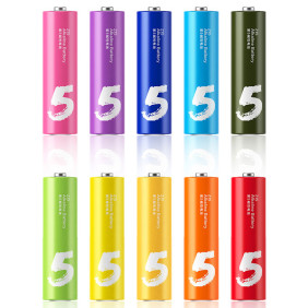 Батарейки Xiaomi Zi5-AA Rainbow Colors (10 шт.)