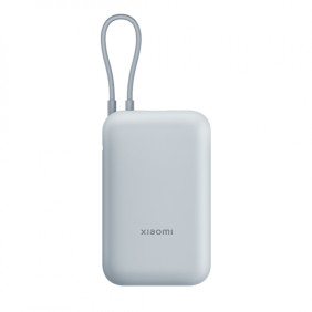 Внешний аккумулятор Xiaomi Power Bank Bult in Cable Edition 10000 mAh GL (Голубой)