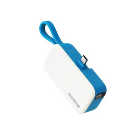 Внешний аккумулятор Momax Power Mini 3-in-1 Power Bank 5000mAh (синий)