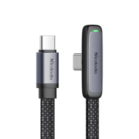 Кабель Mcdodo USB-C / USB-C 90° Data Cable 65W 1,8m (чёрный)