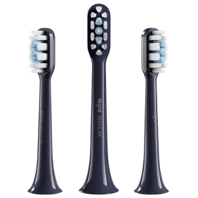 Насадки на зубную щетку Mi Electric Toothbrush Head T301/T302/T501 (3 шт., regular, тёмно-синий)