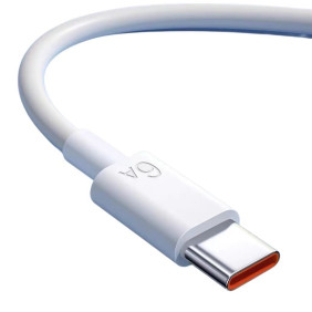 USB кабель Xiaomi Type-C 6A (белый)
