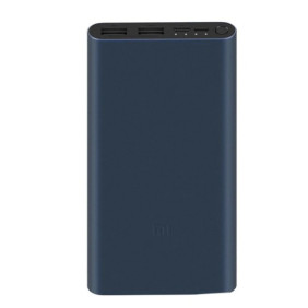 Внешний аккумулятор Xiaomi Mi Power Bank 3 2-USB (10000 mAh, черный)